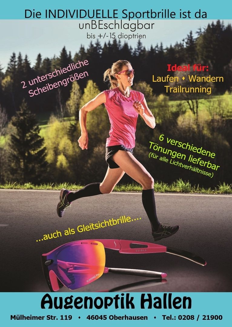 Individuelle Sportbrille - Augenoptik Hallen in Oberhausen