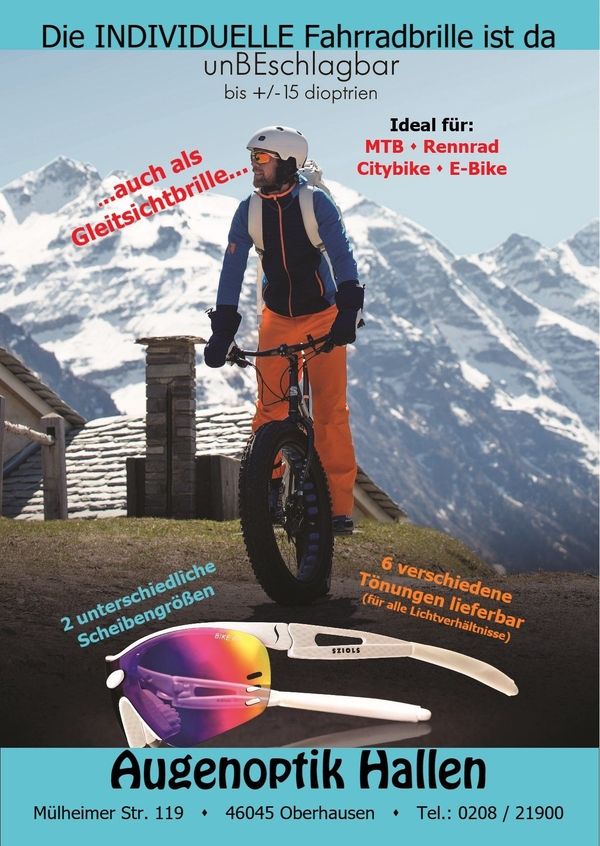 Fahrradbrille mit Stärke